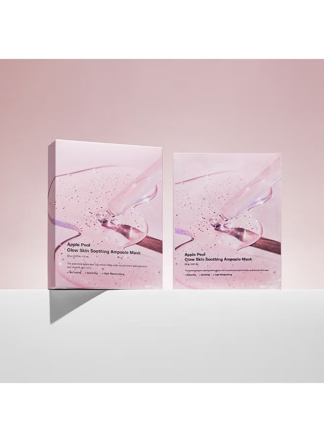 SUNGBOON EDITOR Apple Peel Glow Skin Soothing Ampoule Mask (23ml x 10 Sheets) - Lahab Beauty | لهب بيوتي
