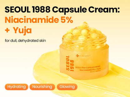 K-SECRET SEOUL 1988 Niacinamide Capsule Cream - Lahab Beauty | لهب بيوتي