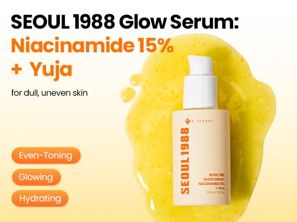 K-SECRET SEOUL 1988 Niacinamide Glow Serum - Lahab Beauty | لهب بيوتي