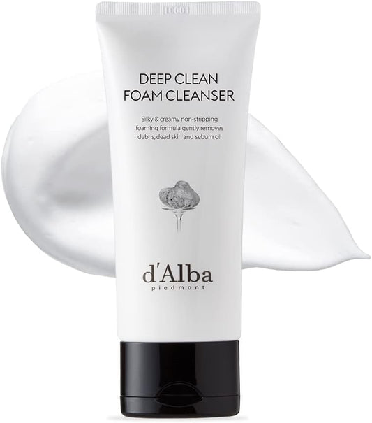 d’Alba Piedmont Italian White Truffle Deep Foam Cleanser - Lahab Beauty | لهب بيوتي