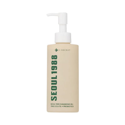 K-SECRET Seoul 1988 Cleansing Oil – Pine Cica 1% + Probiotics | 200ml - Lahab Beauty | لهب بيوتي