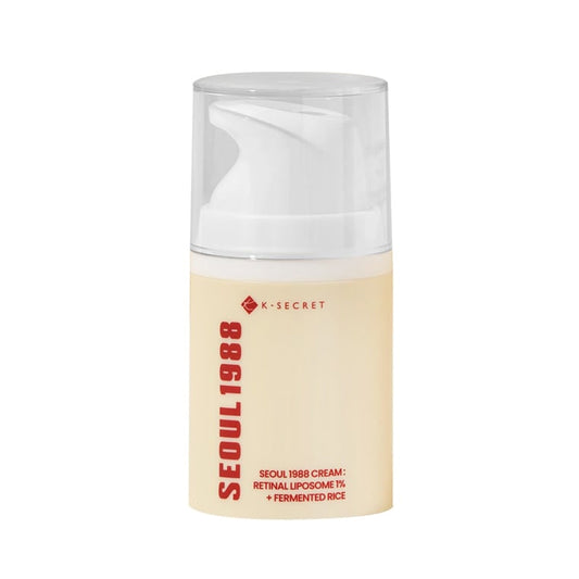 K-SECRET Seoul 1988 Retinal Liposome 1% + Fermented Rice Extract Face Cream | 50ml - Lahab Beauty | لهب بيوتي