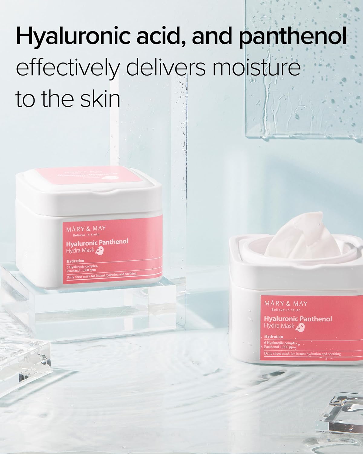 Mary&May Hyaluronic Panthenol Hydra Mask - Lahab Beauty | لهب بيوتي