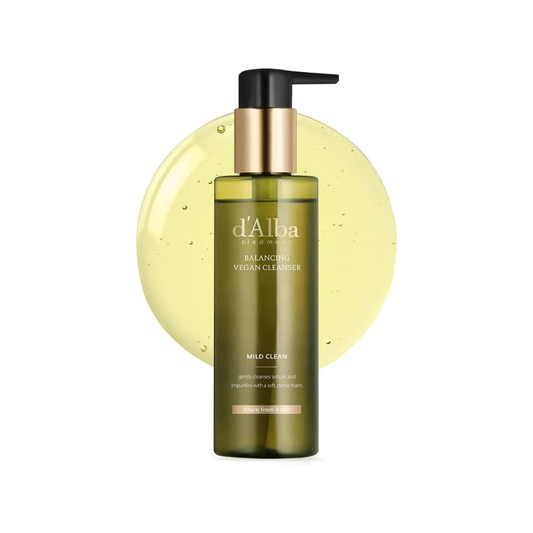 d'Alba Piedmont Italian White Truffle Mild Skin Balancing Vegan Cleanser - Lahab Beauty | لهب بيوتي