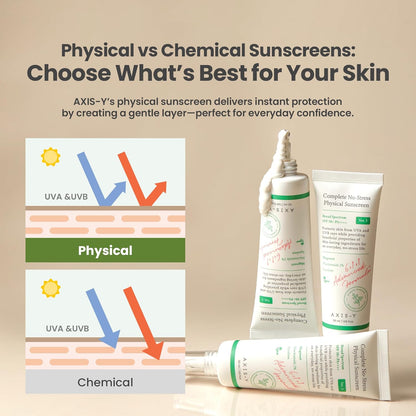 AXIS-Y Complete No Stress Physical Sunscreen 50ml - Lahab Beauty | لهب بيوتي