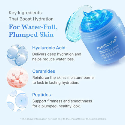 Medicube Jelly Cream Duo: Hyaluronic Acid and Collagen Jelly Cream - 50ml - Lahab Beauty | لهب بيوتي