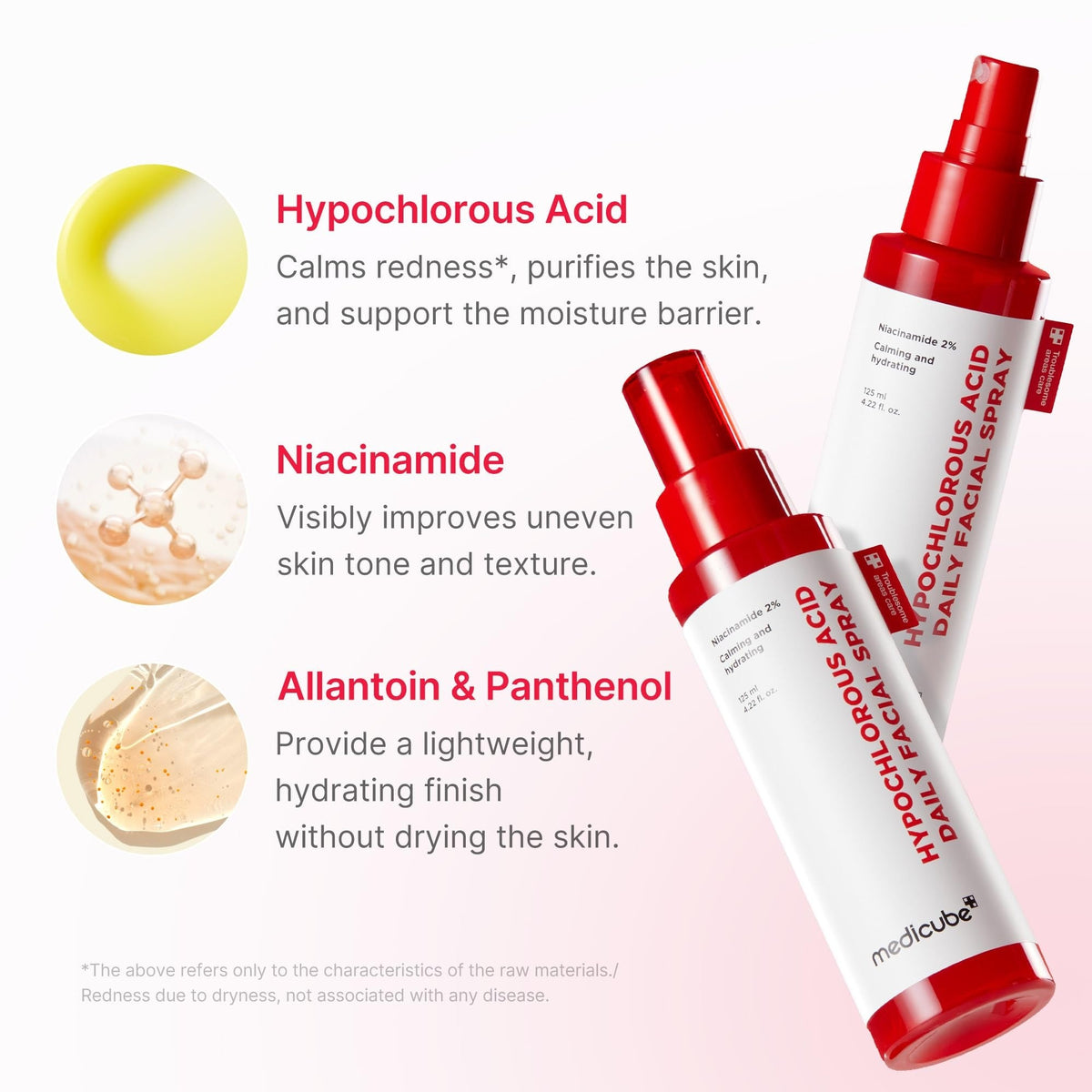 Medicube Hypochlorous Acid Daily Facial Spray – Calm, Purify & Refresh Mist 125 ml - Lahab Beauty | لهب بيوتي