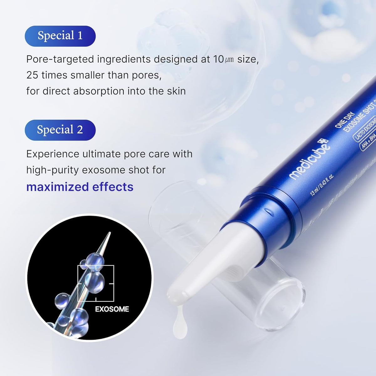 Medicube Zero Exosome Shot 25,000 - Lahab Beauty | لهب بيوتي
