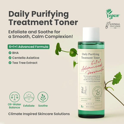 AXIS-Y Daily Purifying Treatment Toner 200ml - Lahab Beauty | لهب بيوتي