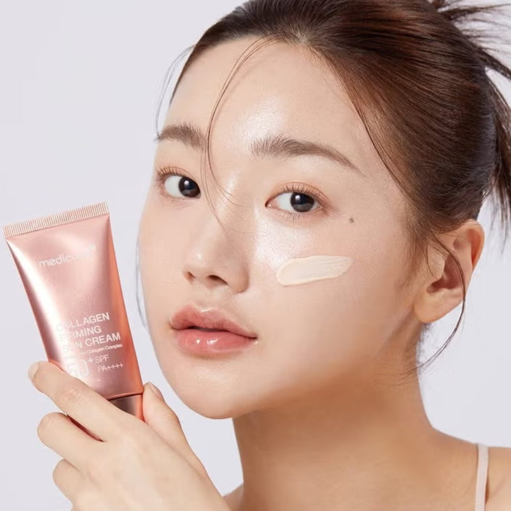 Medicube Collagen Firming Sun Cream SPF50+ PA++++ (50ml) - Lahab Beauty | لهب بيوتي