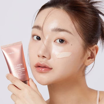 Medicube Collagen Firming Sun Cream SPF50+ PA++++ (50ml) - Lahab Beauty | لهب بيوتي