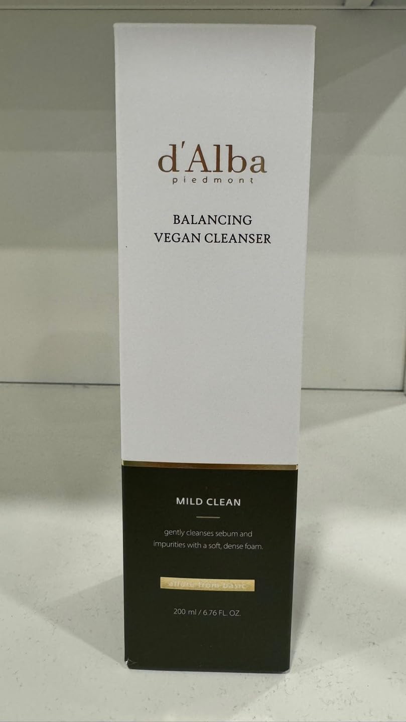 d'Alba Piedmont Italian White Truffle Mild Skin Balancing Vegan Cleanser - Lahab Beauty | لهب بيوتي