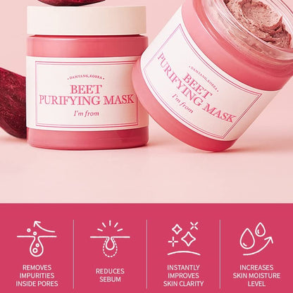 I’m From Beet Purifying Mask - Lahab Beauty | لهب بيوتي