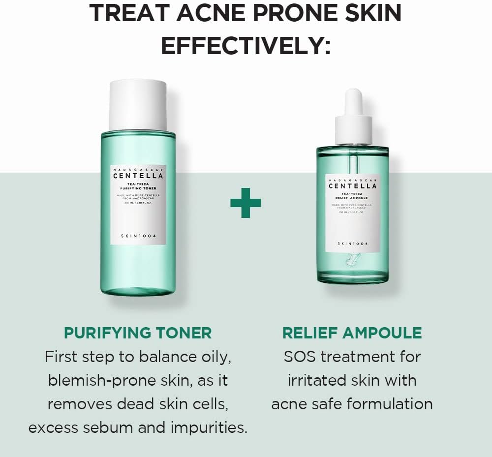 [SKIN1004] Madagascar Centella Tea-Trica Relief Ampoule 100ml - Lahab Beauty | لهب بيوتي