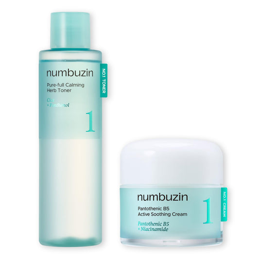 [Numbuzin] No.1 Acne & Sebum Control Set - Lahab Beauty | لهب بيوتي