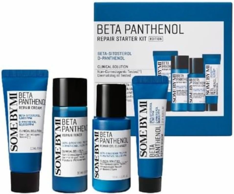 Some By Mi Beta Panthenol Repair Starter Kit | Korean Set of 4 Travel kit | - Lahab Beauty | لهب بيوتي