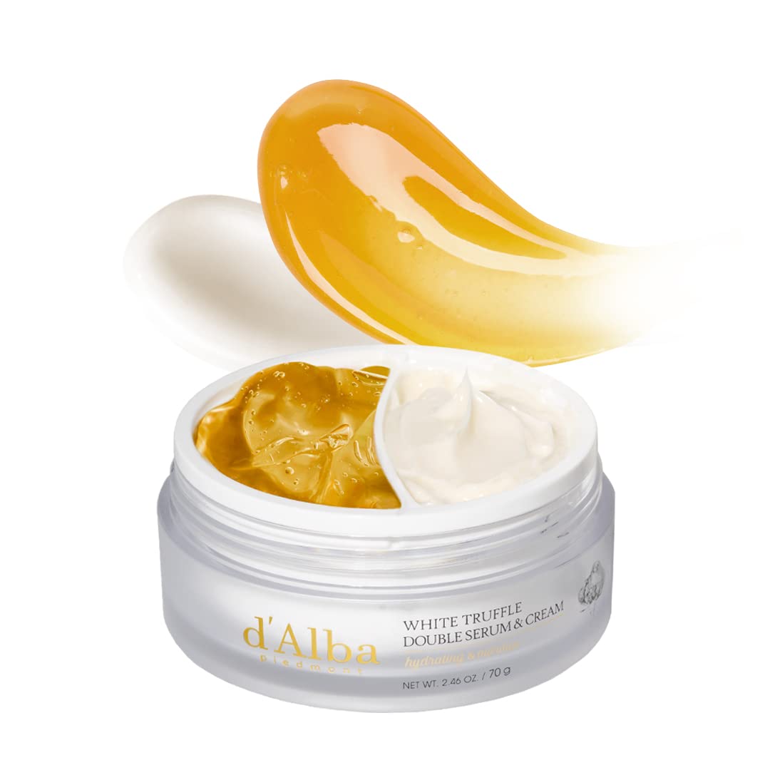 d’Alba Italian White Truffle Double Serum & Cream (70g) - Lahab Beauty | لهب بيوتي