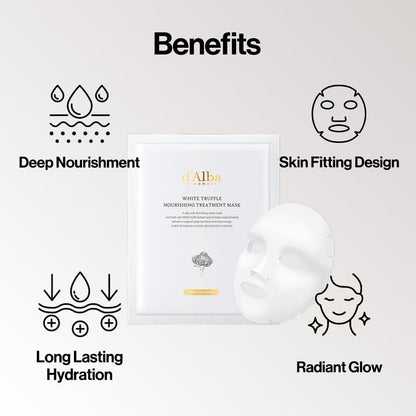 d’Alba Piedmont Italian White Truffle Nourishing Mask - Lahab Beauty | لهب بيوتي