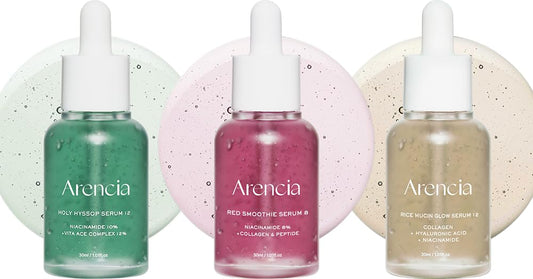 Arencia Glow Serum Best Set – Glass Skin Trio ✨💧 - Lahab Beauty | لهب بيوتي