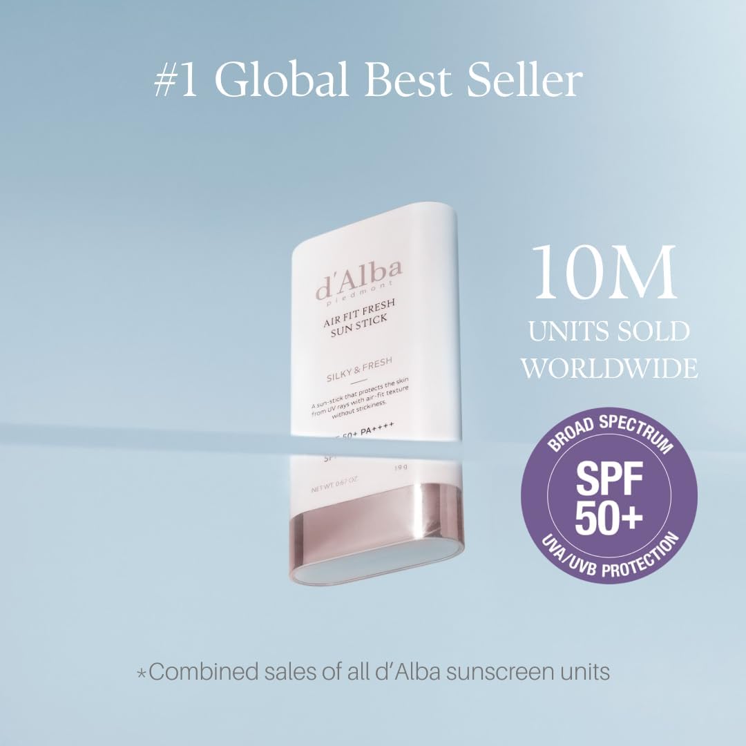 d’Alba Air Fit Fresh Sunscreen Stick SPF50+ (20g) - Lahab Beauty | لهب بيوتي