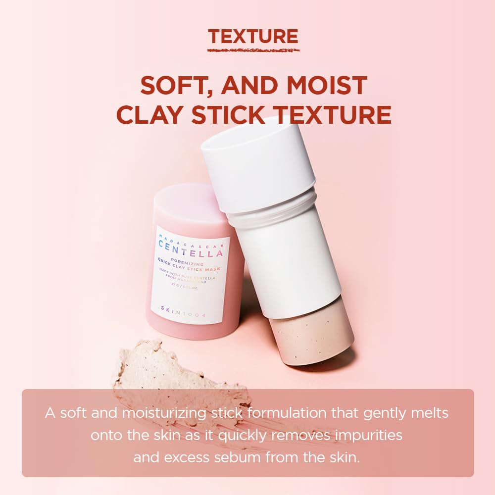 [SKIN1004] Madagascar Centella Poremizing Quick Clay Stick Mask 27g - Lahab Beauty | لهب بيوتي