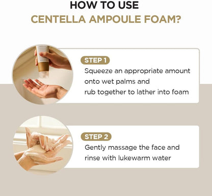 [SKIN1004] Madagascar Centella Ampoule Foam – Gentle Deep Cleansing Foam | 125ml - Lahab Beauty | لهب بيوتي