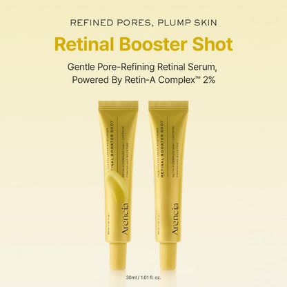 Arencia Retinal Booster Shot Serum (Pack of 2) – Advanced Firming Night Serum (30ml / 1.01 fl oz each) 🌙✨ - Lahab Beauty | لهب بيوتي