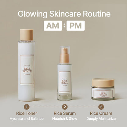 [I'm From] Miniatures of Rice Toner, Mugwort Essence, Fig Boosting Essence (Mugwort) - Lahab Beauty | لهب بيوتي