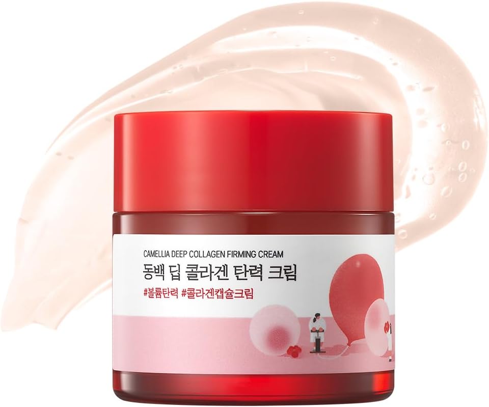 Round Lab Camellia Deep Collagen Firming Cream (50ml / 1.69 fl oz) - Lahab Beauty | لهب بيوتي