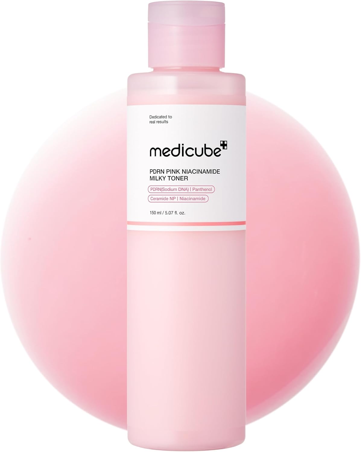 MEDICUBE - PDRN Pink Niacinamide Milky Toner – Dewy Radiance Hydration | 150 ml - Lahab Beauty | لهب بيوتي