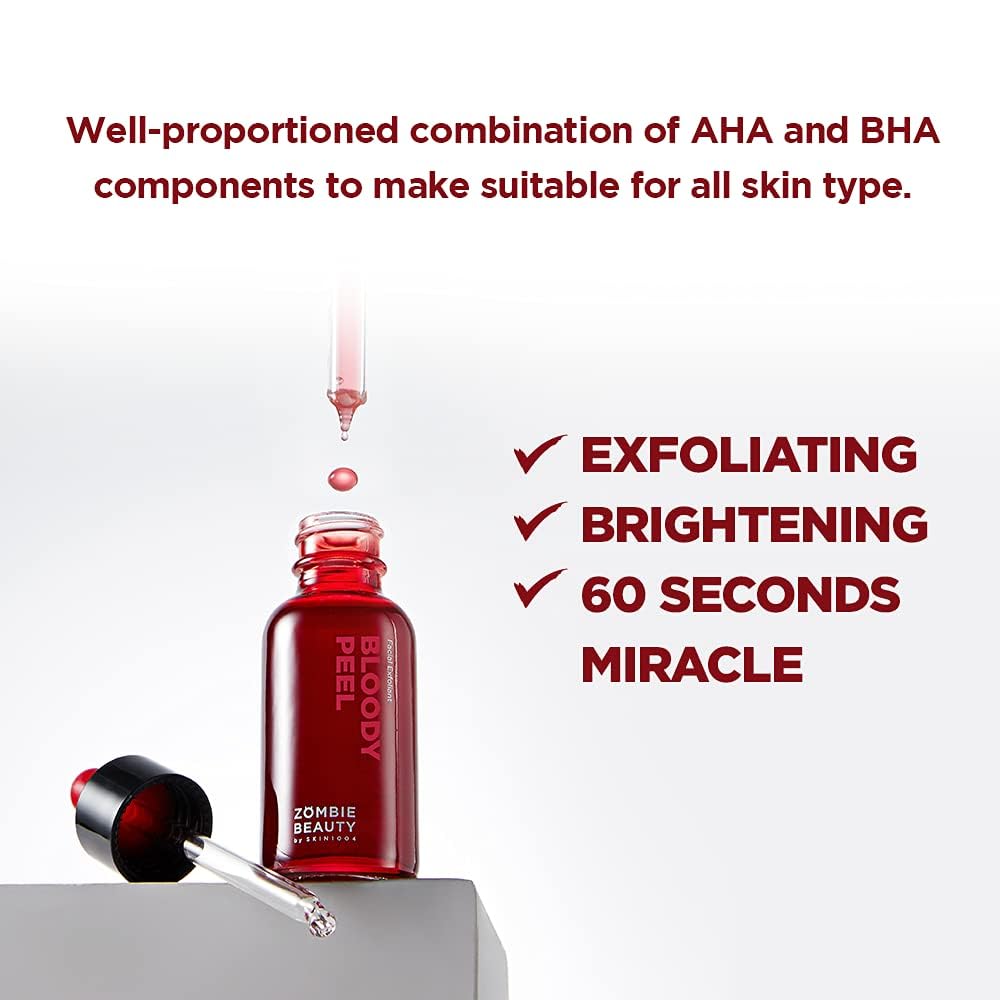 SKIN1004 Bloody Peel AHA 17% Peeling Solution (30ml / 1.01 fl oz) 🩸✨ - Lahab Beauty | لهب بيوتي