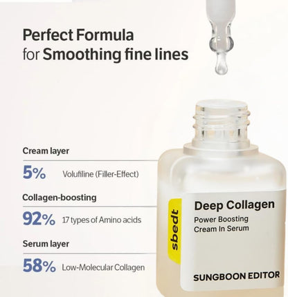 Sungboon Editor Deep Collagen Power Boosting Cream In Serum 40ml - Lahab Beauty | لهب بيوتي