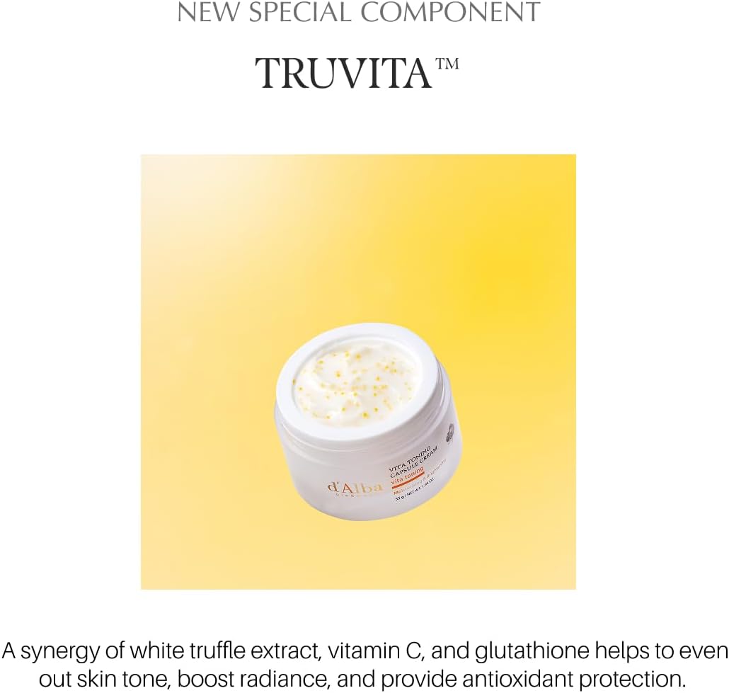 d’Alba Vita Toning Capsule Cream (55g) - Lahab Beauty | لهب بيوتي