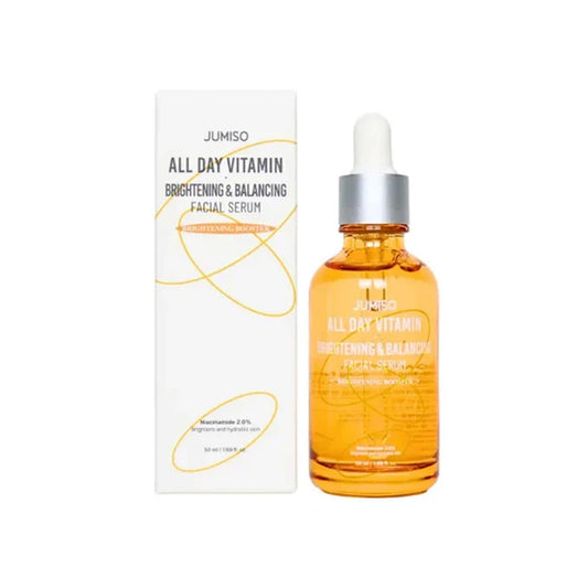JUMISO All Day Vitamin Brightening & Balancing Facial Serum – “Daily Glow + Tone Correction for Radiant Skin” | 50ml - Lahab Beauty | لهب بيوتي