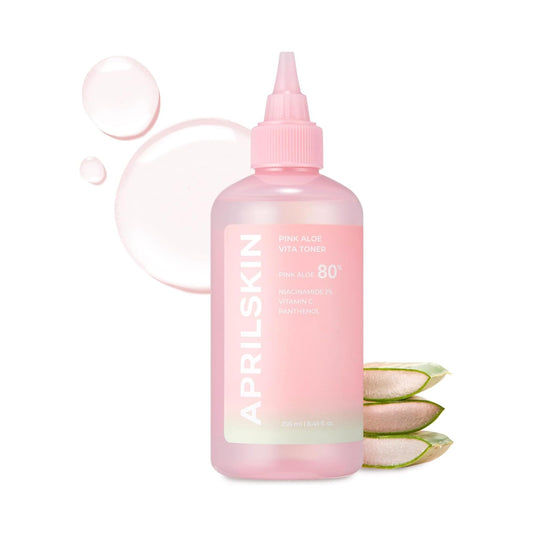 APRILSKIN Pink Aloe Vita Toner – Hydrating & Soothing Toner | 250ml - Lahab Beauty | لهب بيوتي