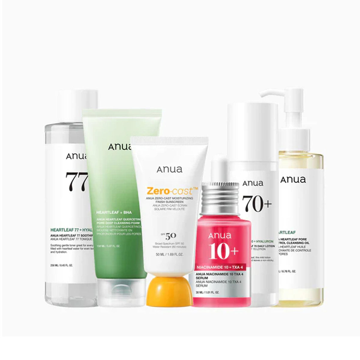 [Anua] 6-step Korean Skincare Set - Lahab Beauty | لهب بيوتي