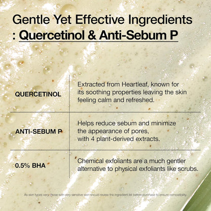 [ANUA] Heartleaf BHA Quercetinol Pore Deep Cleansing Foam 150ml - Lahab Beauty | لهب بيوتي