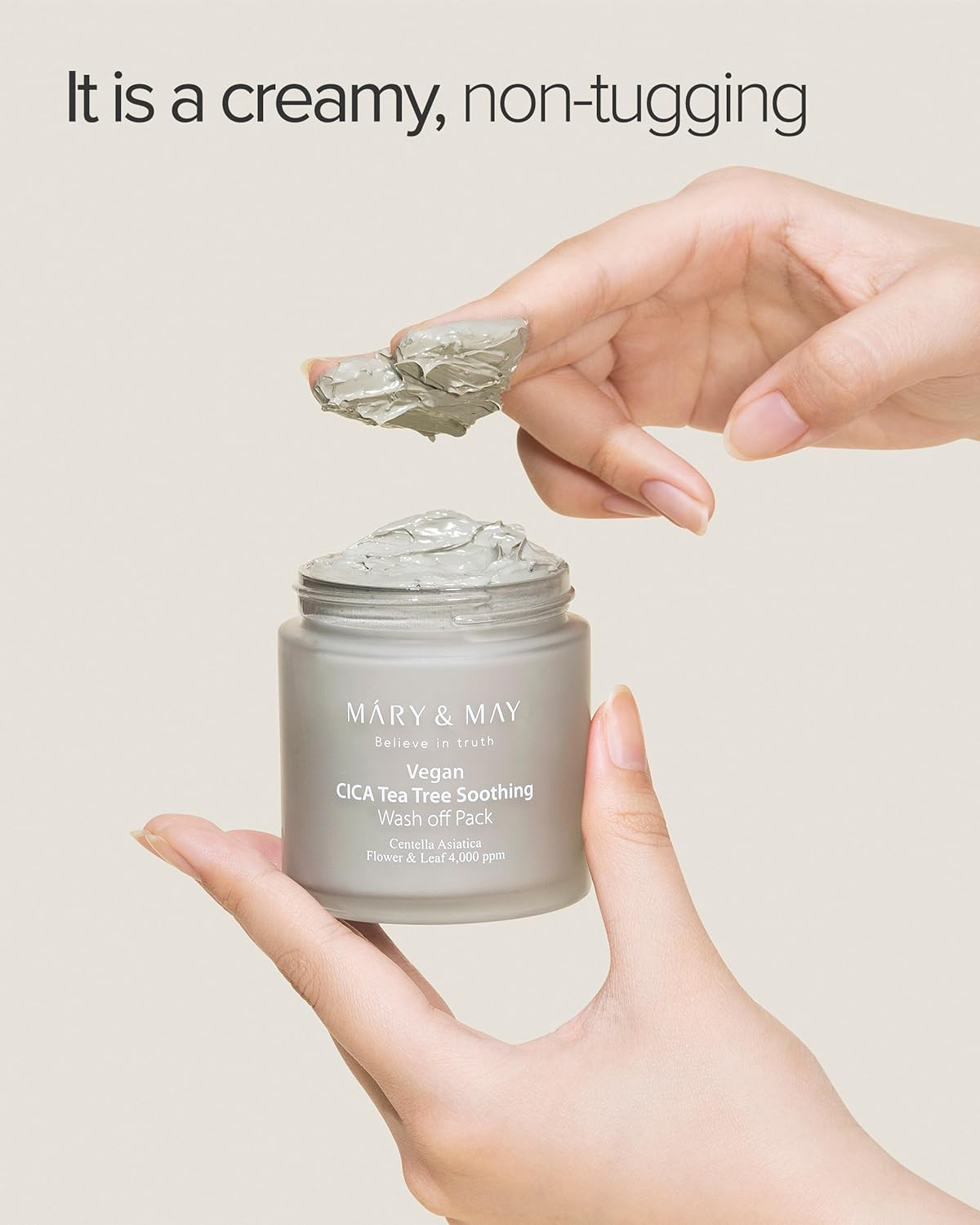 Mary&May Vegan Cica Tea Tree Soothing Wash Off Pack - 120g - Lahab Beauty | لهب بيوتي