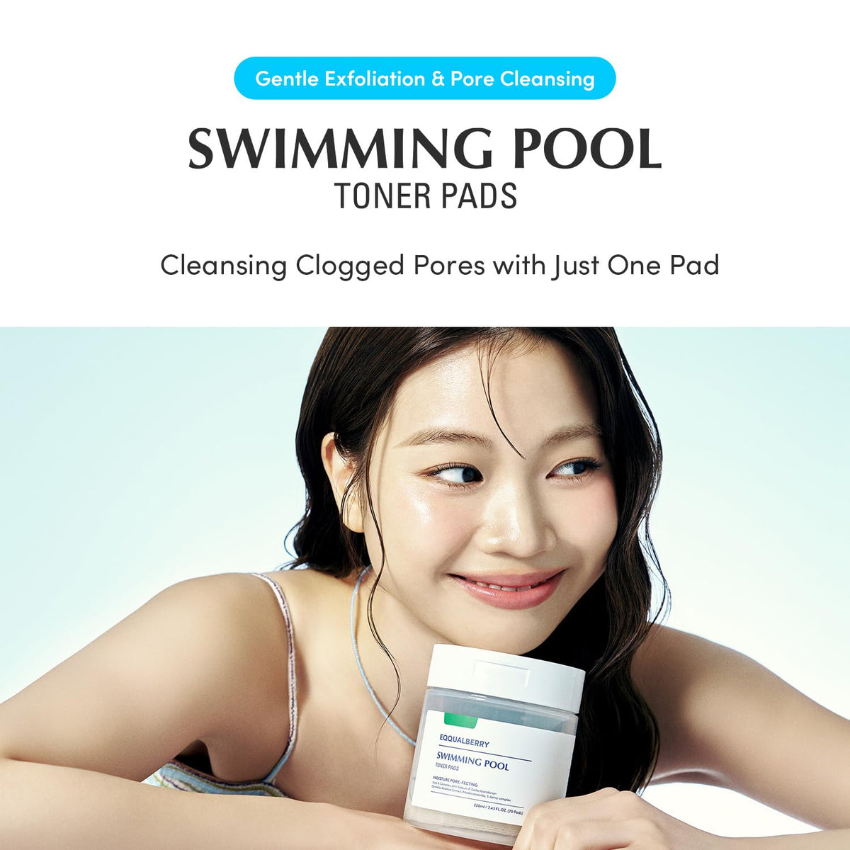 EQQUALBERRY Swimming Pool Toner & Toner Pads Set - Lahab Beauty | لهب بيوتي