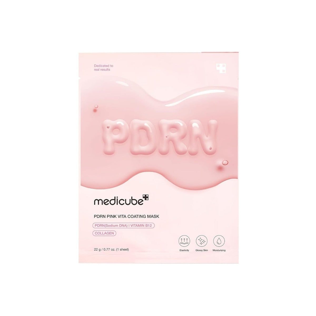 Medicube Salmon DNA PDRN Pink Vita Coating Sheet Mask - Lahab Beauty | لهب بيوتي
