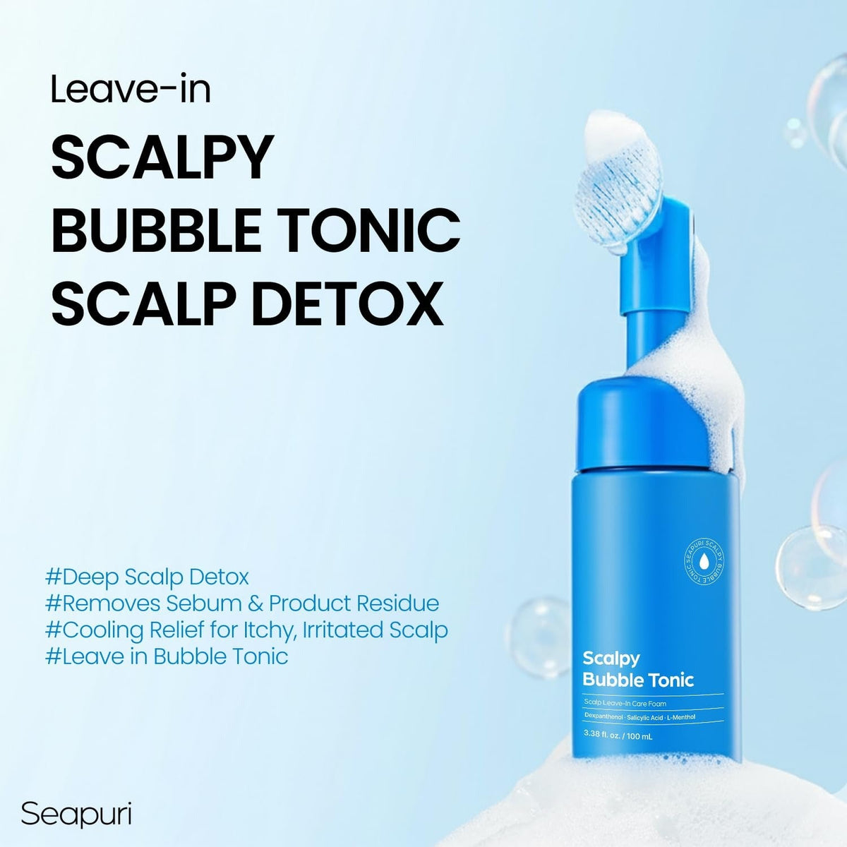 Seapuri Bubble Tonic - Leave In - 100ml - Lahab Beauty | لهب بيوتي