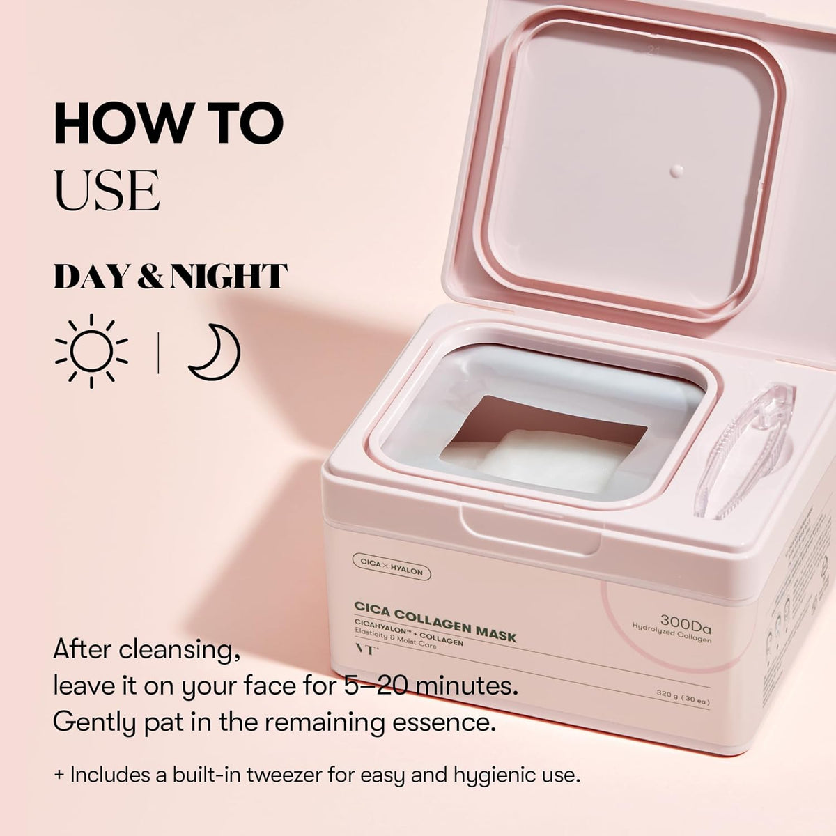 [VT COSMETICS] Cica Collagen Mask - 30pcs - Lahab Beauty | لهب بيوتي