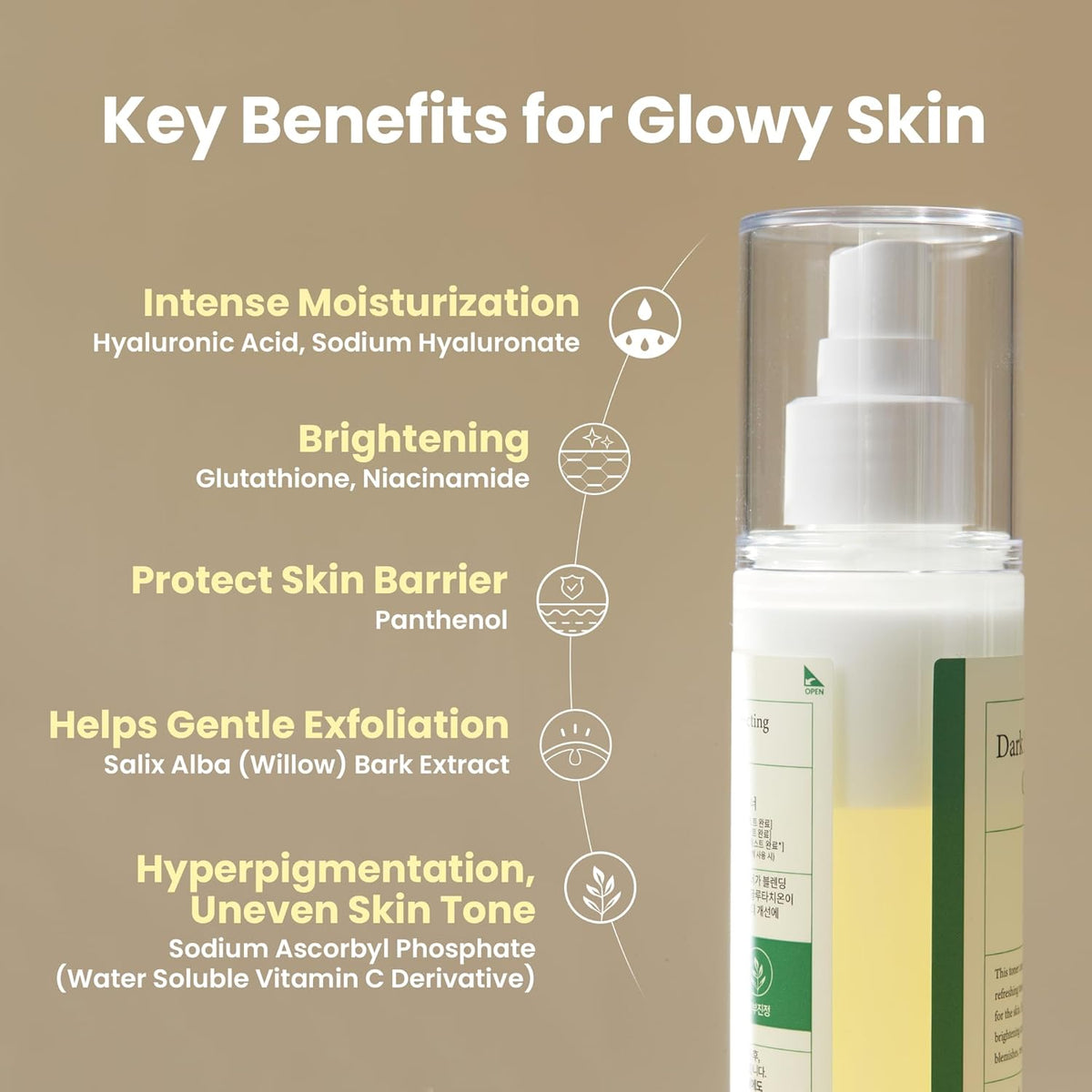 [AXIS-Y] Dark Spot Correcting Glow Toner 125ml - Lahab Beauty | لهب بيوتي