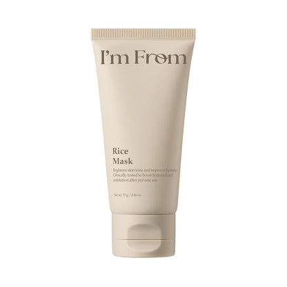 I’m From Rice Mask – Soft Exfoliating Wash-Off Mask (2.37 fl oz / 70g) 🌾✨ - Lahab Beauty | لهب بيوتي