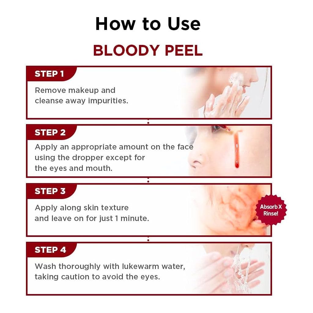 SKIN1004 Bloody Peel AHA 17% Peeling Solution (30ml / 1.01 fl oz) 🩸✨ - Lahab Beauty | لهب بيوتي