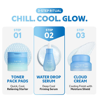 TIRTIR Ice-Cooling Water Drop Serum – 1.01 fl oz / 30ml 🧊💧 - Lahab Beauty | لهب بيوتي