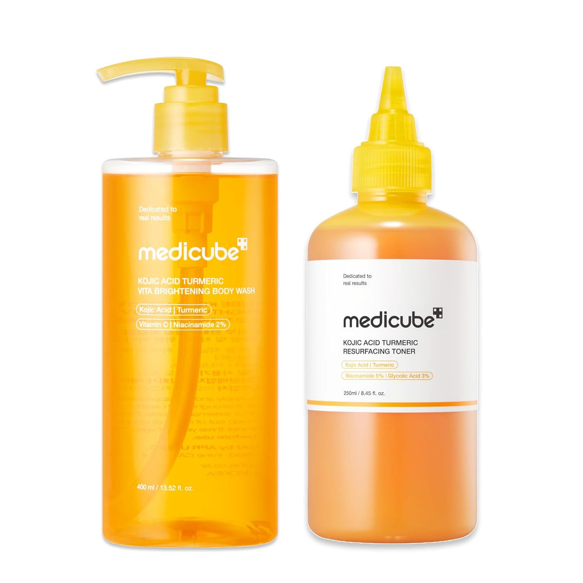[Medicube] Kojic Acid Body Wash & Tone Duo - Lahab Beauty | لهب بيوتي