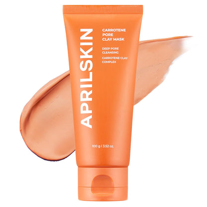 APRILSKIN Carrotene IPMP 3-Min Quick Dry Pore Caring Clay Mask – 100g / 3.52 oz 🧊✨ - Lahab Beauty | لهب بيوتي