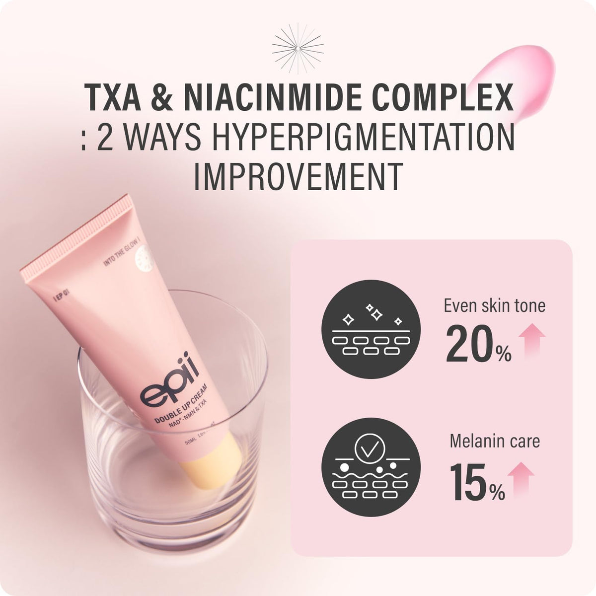 epii Double Up NAD+ NMN & TXA Cream 50ml - Lahab Beauty | لهب بيوتي