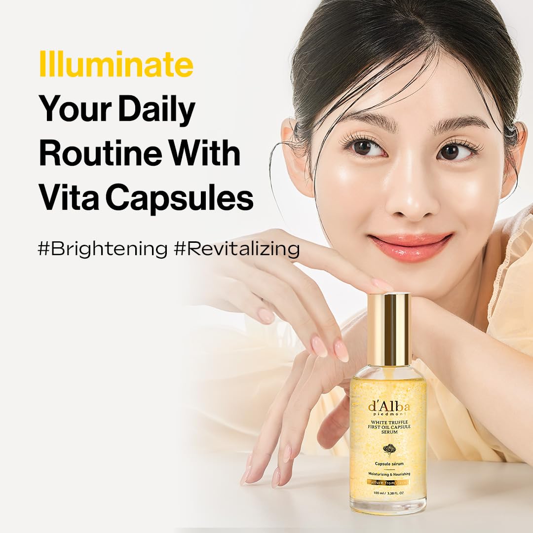 d'alba Piedmont White Truffle Oil Capsule Serum - Lahab Beauty | لهب بيوتي